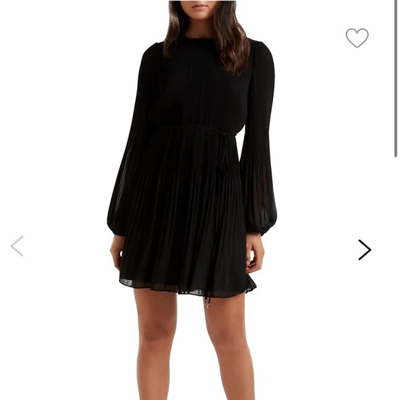 Pleated mini dress - Picture 2 of 4